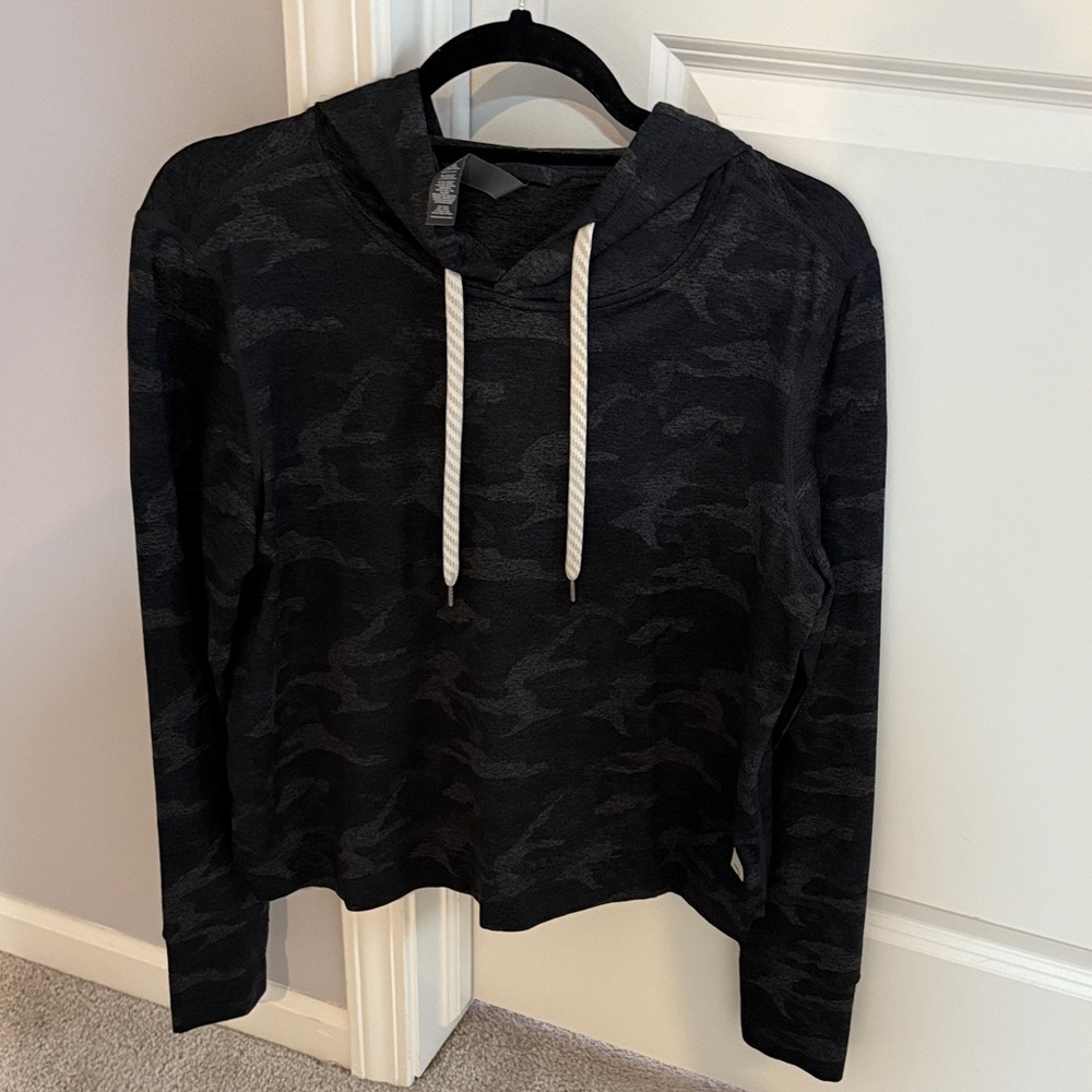Vuori Halo Black Camo Hoodie
